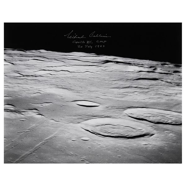 Michael Collins Signed Oversized Photograph