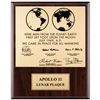 Image 1 : Buzz Aldrin Signed Lunar Plaque
