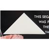 Image 2 : Apollo 12 Flown Checklist Cover Card Fragment