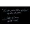 Image 2 : Fred Haise Signed Oversized Photograph