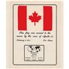 Image 1 : Apollo 14 Flown Canadian Flag