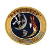Image 1 : Apollo 14 'A-B Emblem' Backup Crew Patch - Gold Border