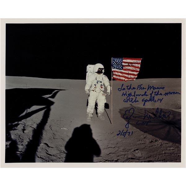 Edgar Mitchell Signed Photograph