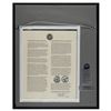 Image 2 : Dave Scott's Apollo 15 Lunar Landed Flag and Lunar Orbited Metal Robbins Medallion Display