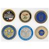 Image 2 : Al Worden's Lot of (6) Medallions and Challenge Coins
