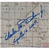 Image 2 : Charlie Duke Signed Apollo 16 Lunar Orbit Chart