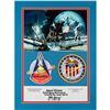 Image 1 : John Young Signed Flown Patch Display