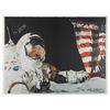 Image 1 : Gene Cernan Signed Print by Ron Woods