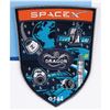 Image 2 : SpaceX Dragon Employee Parachute Patch with Flown Parachute Fabric