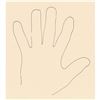 Image 1 : Chuck Yeager Signature and Hand Tracing
