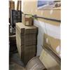Image 1 : Stack of Sleeve Boxes - Plain no labels or printing Cardboard flat 6in x 6in x 36in - shorter stack