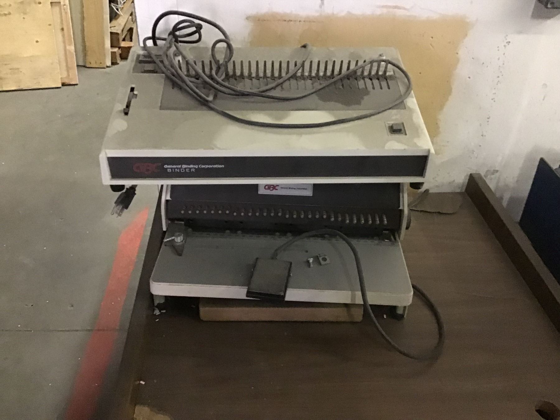 Used Binding Machine Two Electric Binding Machines (both in one lot) - Used Equipment