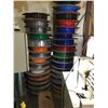 Image 1 : Large Stack of Plastic Filament - Binding for Large Spools (multiple colours) - Inventory