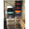 Image 1 : Large Lot of Plastic Filament - Binding for Large Spools (multiple colours) - Partial Spools