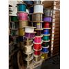 Image 1 : Large Lot of Plastic Filament on Spools - Multiple Colours - Binding for Medium & Small spools
