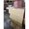 Image 1 : Boxes of Plastic Filament for binding, on med. wooden spools (2 spools. p/box) - Boxed inventory