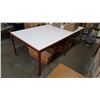 Image 1 : Steel Table - Custom Built to hold min 3200 lbs - 4 x 8 plywood top