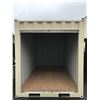 Image 2 : BEIGE 12' SELF-STORAGE STORAGE CONTAINER WITH ROLL UP DOOR L12' X W87" X H99" APPROX WEIGHT 1100 KGS