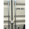 Image 2 : BEIGE PORTABLE OFFICE CONTAINER W87" X L108" X H99" WITH WINDOW AND LOCKING MAN DOOR