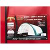 Image 2 : GOLDEN MOUNT PE FABRIC BUILDING H15' X L85' X W30' UV PROTECTION, LEAK RESISTANT, FIRE RETARDANT AND