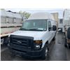 Image 1 : 2008 FORD E-350 SUPER DUTY, 3DR CARGO VAN, WHITE, VIN # 1FTSE34L68DB48786