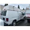 Image 3 : 2008 FORD E-350 SUPER DUTY, 3DR CARGO VAN, WHITE, VIN # 1FTSE34L68DB48786