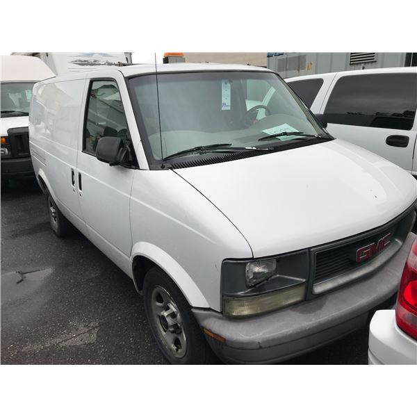 2005 GMC SAFARI, 3DR CARGO VAN, WHITE, VIN # 1GTDM19X85B507249