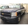 Image 1 : 2012 CHEVROLET SILVERADO, 4DR EXT CAB PU, BLUE, VIN # 1GCRCPEX5CZ146911