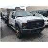 Image 2 : 2008 FORD F-550 XL, 2DR DUALLY DUMP TRUCK, WHITE, VIN # 1FD5F56Y08EE26036