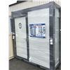 Image 2 : NEW BASTONE LOCKING PORTABLE MOBILE SINGLE TOILET, WITH ONE TOILET ONE SINKS, FANS, & KEYS