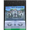 Image 2 : *2P* GREATBEAR BLACK 20' BI-PARTING WROUGHT IRON GATE WITH DEER ARTWORK IN CENTER DESIGN 1