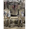 Image 2 : 16" ROUND STAINLESS STEEL COMMERCIAL CAP HOPPER MOUNTED ON BASE TABLE