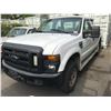 Image 1 : 2008 FORD F-250 XL SUPERDUTY, 2DR CREW CAB PU, WHITE, VIN #1FTSX215X8EB74912