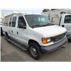 Image 2 : 2006 FORD E-350 XL SUPERDUTY, 4DR CARGO VAN, WHITE, VIN # 1FBSS31L36DB30101