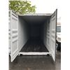 Image 7 : *H/T W* GREY 40' 67,200LBS MAX CAPACITY INDUSTRIAL TRANSPORT CONTAINER WITH 2 DUAL SWING SIDE DOORS