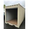 Image 3 : BEIGE 12' SELF-STORAGE STORAGE CONTAINER WITH ROLL UP DOOR L12' X W87" X H99" APPROX WEIGHT 1100 KGS