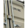 Image 2 : BEIGE PORTABLE OFFICE CONTAINER W78" X L98" X H89" WITH WINDOW AND LOCKING MAN DOOR