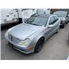 Image 1 : 2002 MERCEDES C230, 2 DR COUPE, GREY, VIN# WDBRN47J02A334653