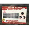 Image 2 : STAINLESS STEEL STEELMAN 18 DRAWER 2 DOOR WORK BENCH H36" X W113" X D29" WITH ANTI-SLIP LINING