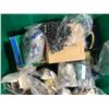 Image 2 : BIN OF ASSORTED HEAVY DUTY BEARINGS, HARDWARE, AND COMMERCIAL EQUIPMENT PARTS