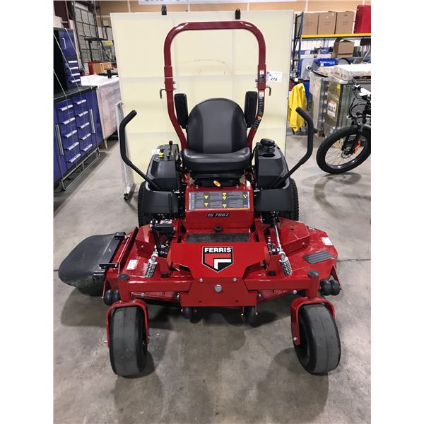 FERRIS 15700Z SITDOWN LAWN MOWER, RED, SERIAL # 4002111802 LIKE NEW! OVER $11,000 NEW PRICE