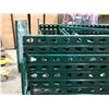 Image 2 : DOUBLE FREESTANDING BAY OF 18' GREEN RACKSTEEL INDUSTRIAL PALLET RACKING WITH 4 ORANGE 12' SHELVES: