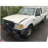 Image 1 : *TOW* 2008 FORD RANGER, 2DR PU, WHITE, VIN # 1FTZR45E78PA07460