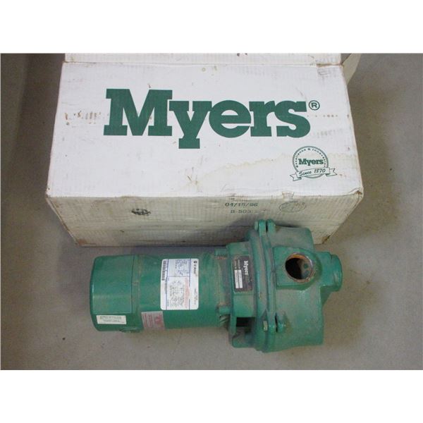 Meyers 1 HP Irrigation Pump- Looks Like New- 230
