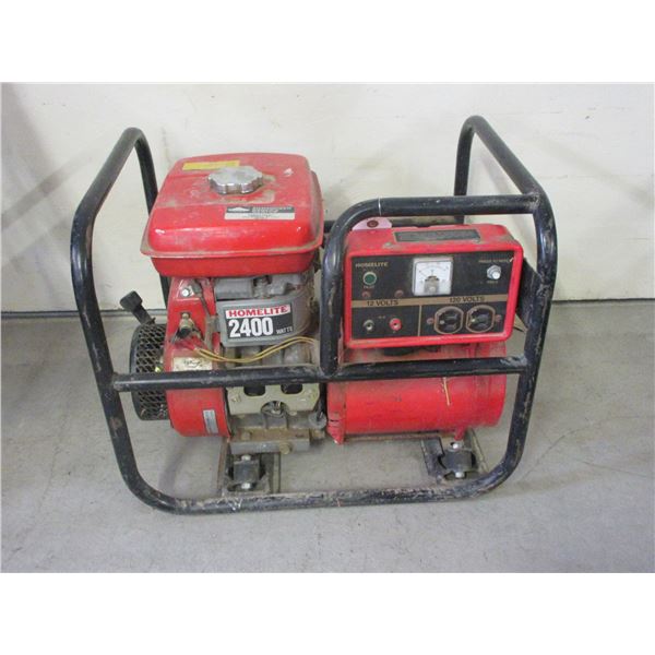 Homelite 2400 Watt Generator- Good Compression