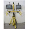 Image 1 : Shop Lights On Tripod- LED Lights- Works