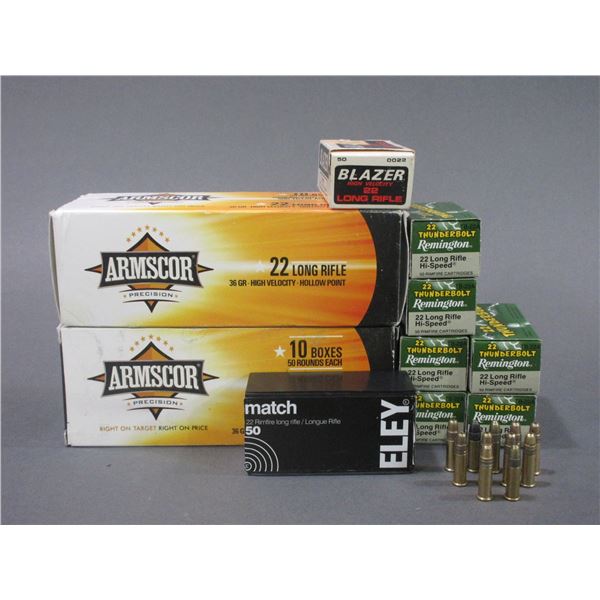 Approximately 1376 Rounds Of .22 LR Ammo
