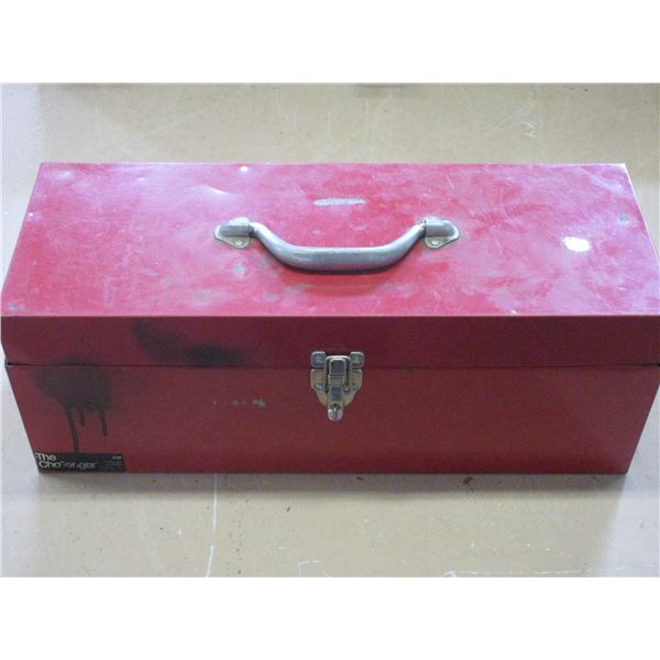 Challenger Toolbox With Tools- 7"H X 19"W X 7"D
