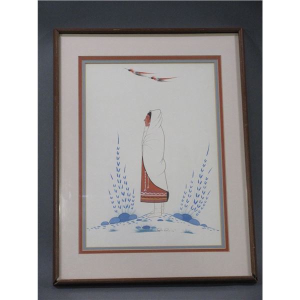 Signed Big Pow 60 Picture- 18.5" X 14"