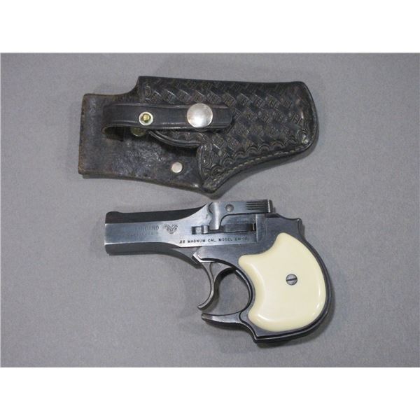 High Standard Model DM-101 Double Barreled Derringer- .22 Mag- 3.5" Barrels- Very Good Condition- #1